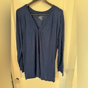 Old Navy Women's Deep Blue Long Sleeve Top